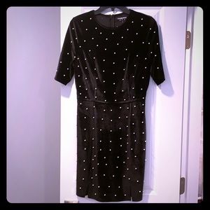US Size 6. Velvet pearl dress